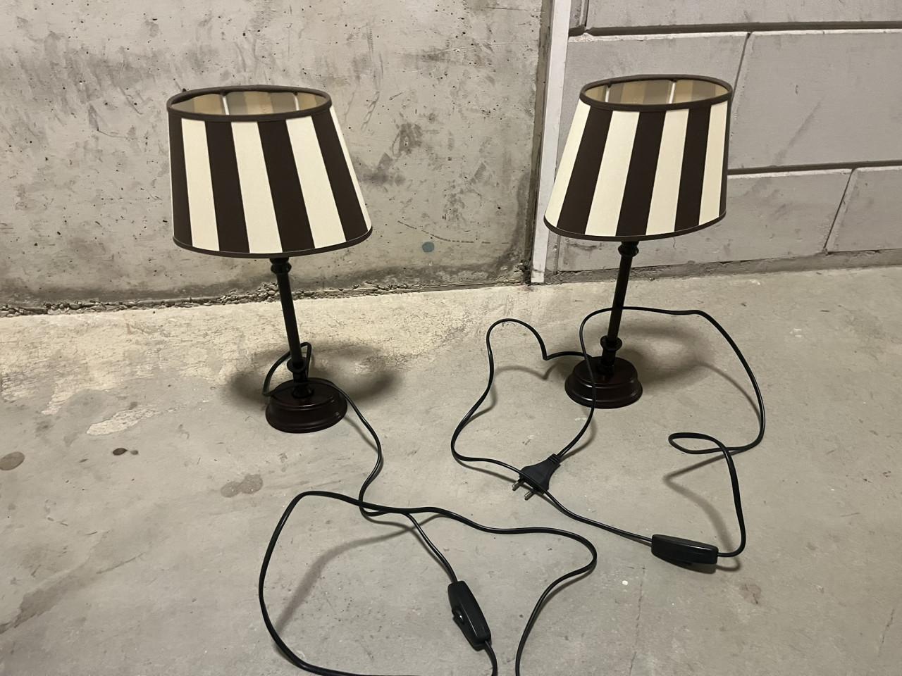 2 Bistro-tafellampjes