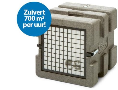 Airbo stofafzuiging voor minimale stof in huis