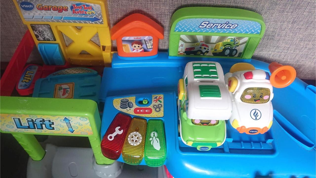 Auto garage Vtech Toet toet +20 auto's