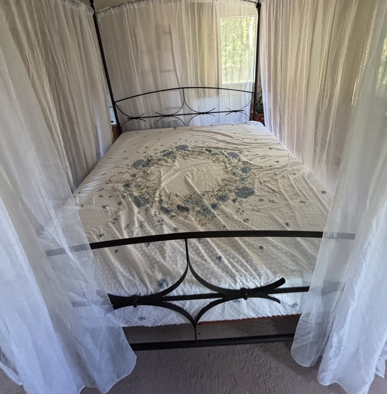 Hemelbedframe 200 x 190 cm incl bedbodem