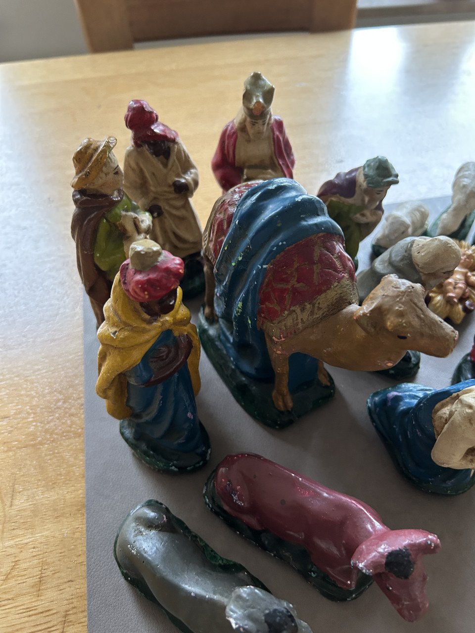 Kerstgroep beelden jaren 50-60