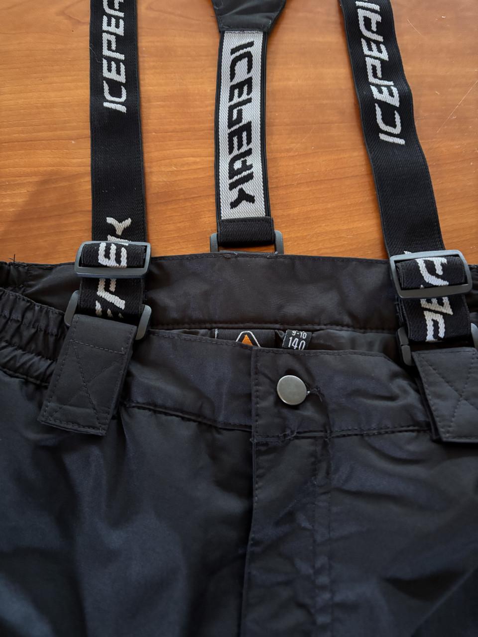 Skibroek kids mt 140 zwart Icepack 9-10 jr