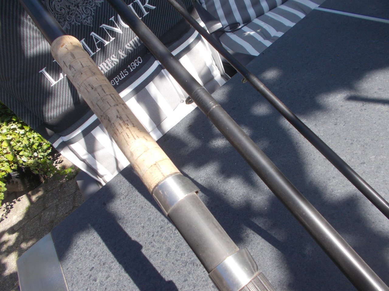 Driedelige binnenwater hengel, lengte 390 cm
