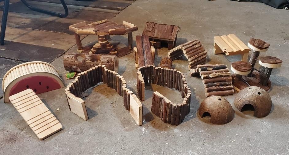 Hamsterkooi met veel extra's