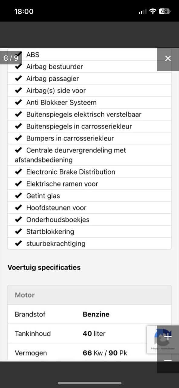 Daihatsu Sirion APK nov 2025 met blikschade dus KOOPJE