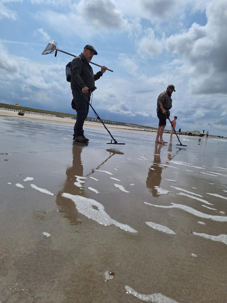 Metaaldetectie cursusdagen voor op land en strandlocaties