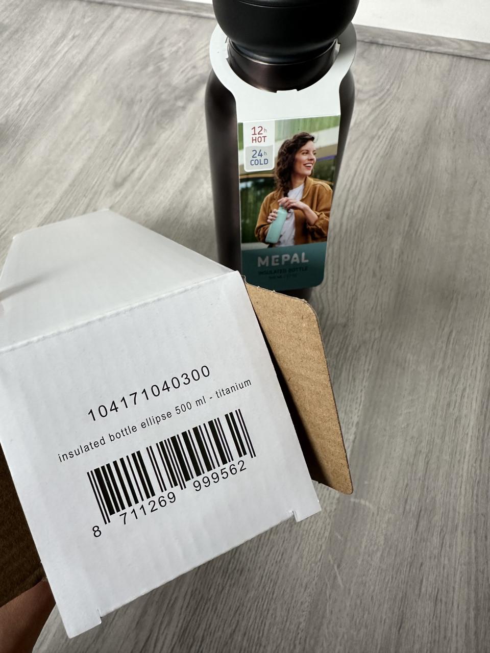 Nieuwe Mepal fles(sen) titanium