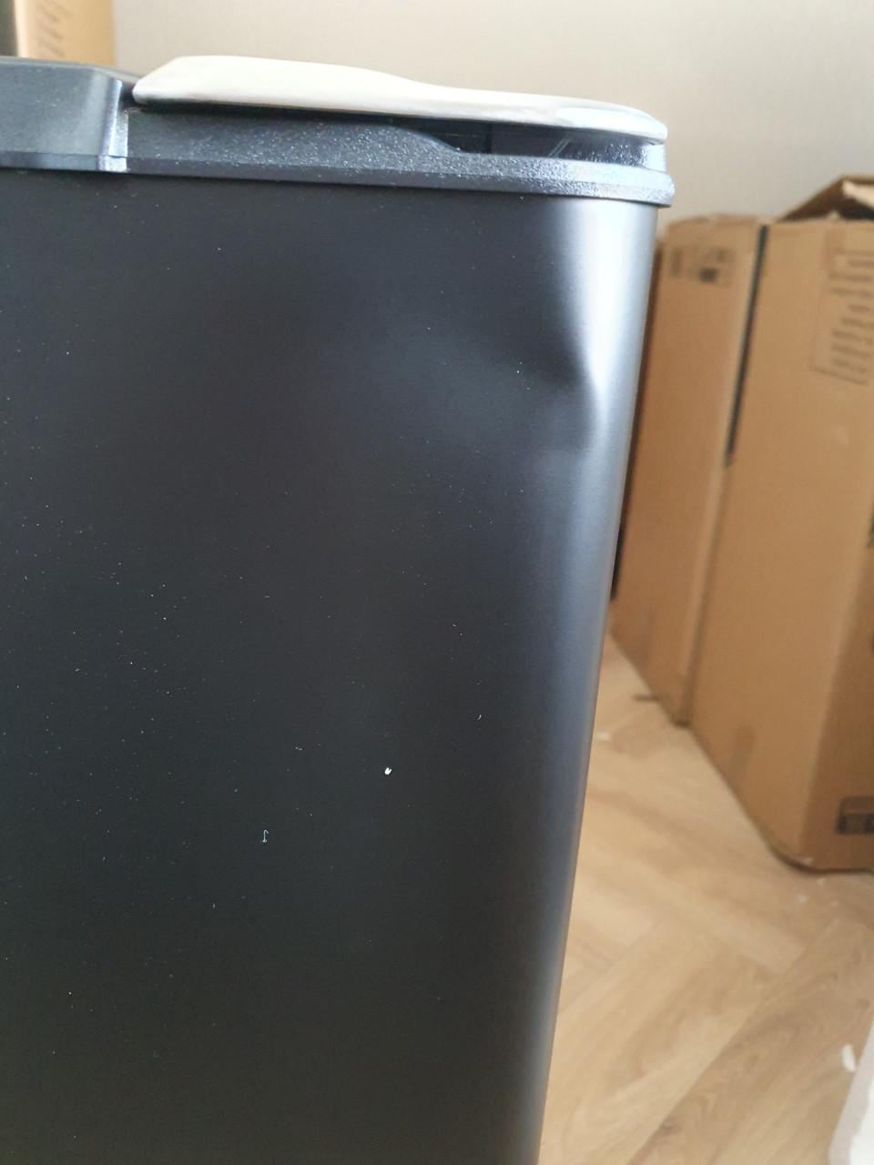 Bayt Prullenbak 60 l • 2 vakken • zwart • vuilnisbak • beschadigd