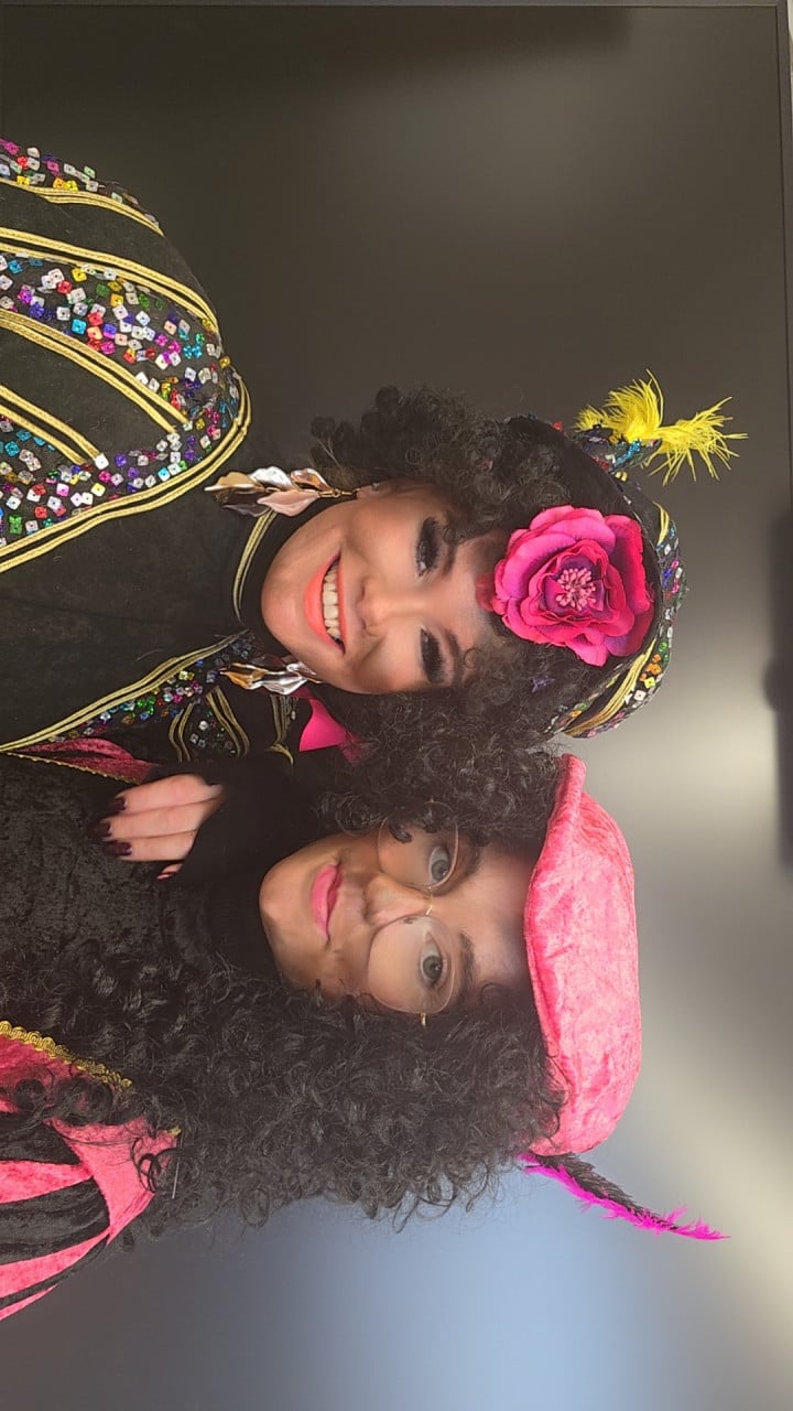 Twee glitterpieten op bezoek?