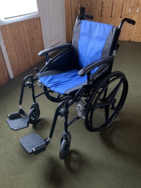 Opvouwbare rolstoel