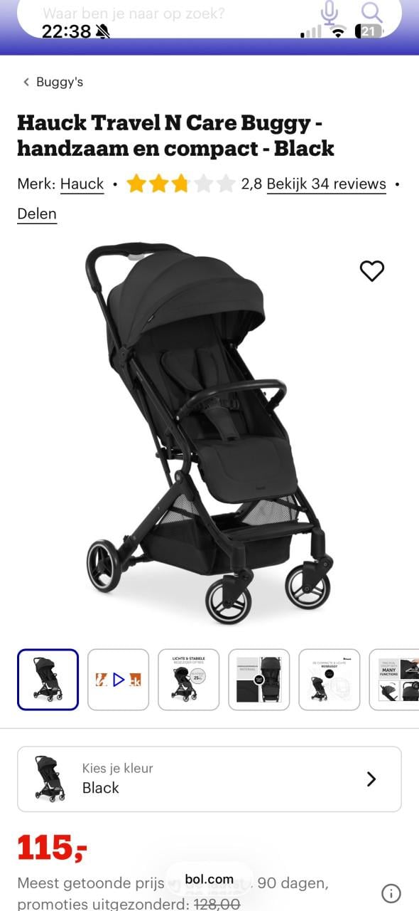 Buggy Hauck Travel N care