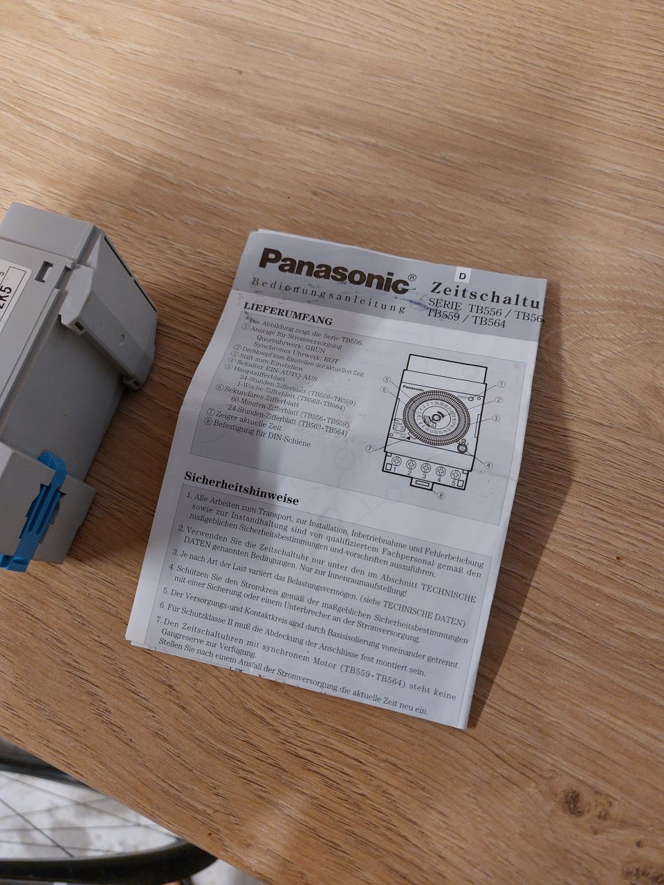 Tijdschakelklok panasonic