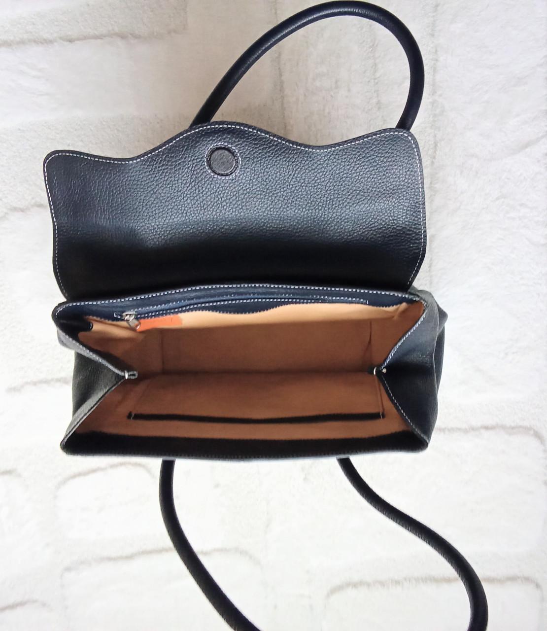 Nieuwe zwart leren tas merk Vanity