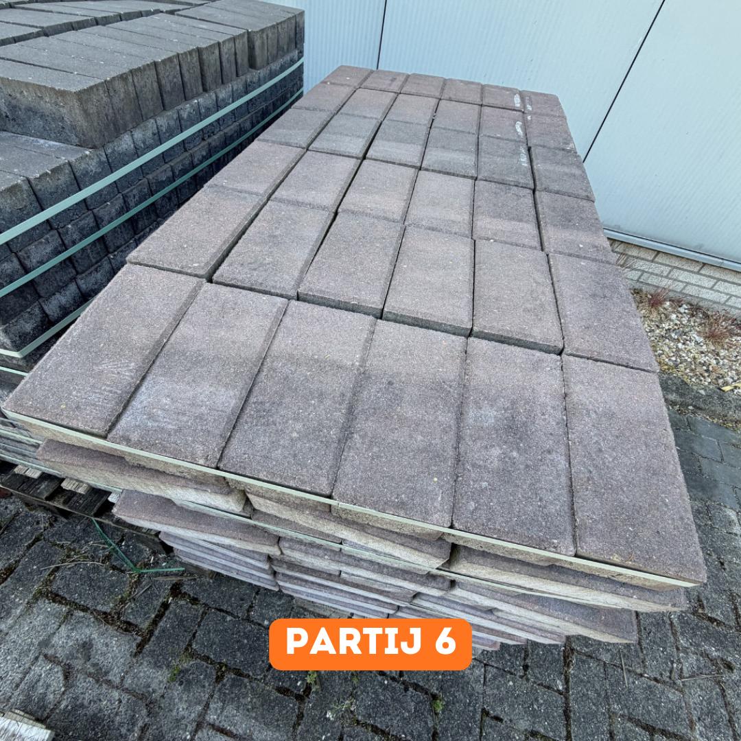 Restpartijen sierbestrating – diverse soorten vanaf €15