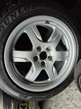 Audi velgen met dunlop winterbanden