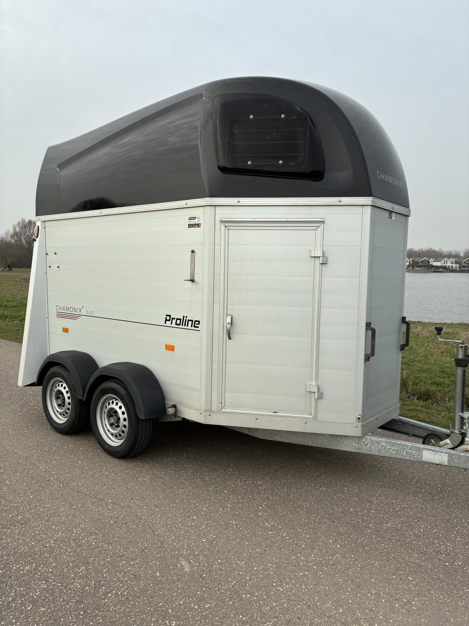 Volledig aluminium 2 paards met zadelkamer