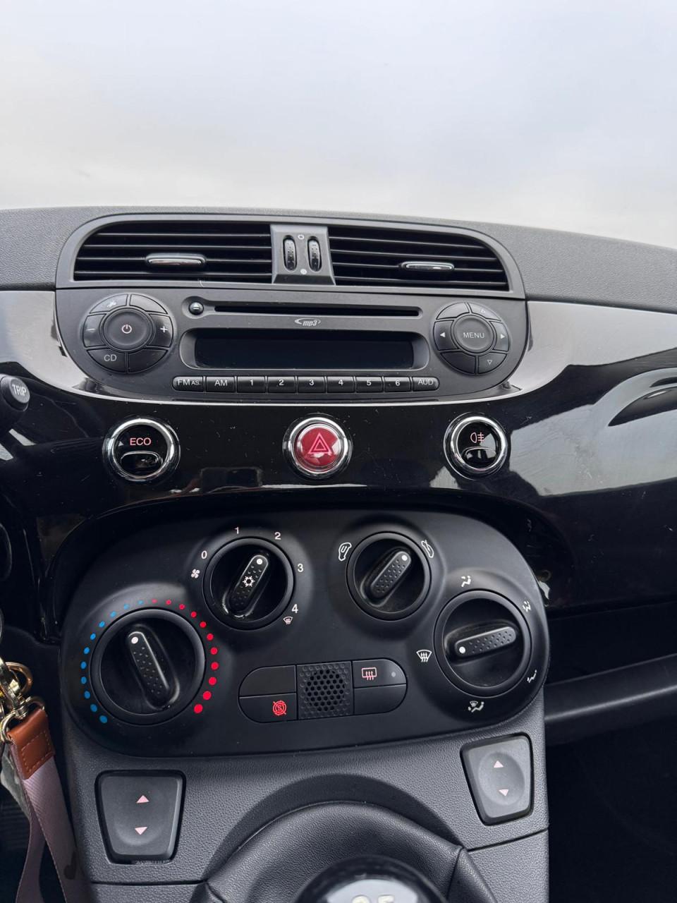 Fiat 500 0.9 85pk Twinair Turbo 2013 Zwart