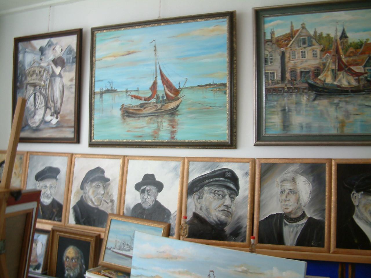 Sterk staaltje zeemans  kunst redders in storm   Jac Caljouw  Arnemuiden