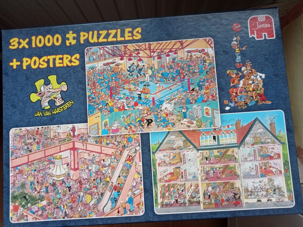 Jan van Haasteren 3x 1000