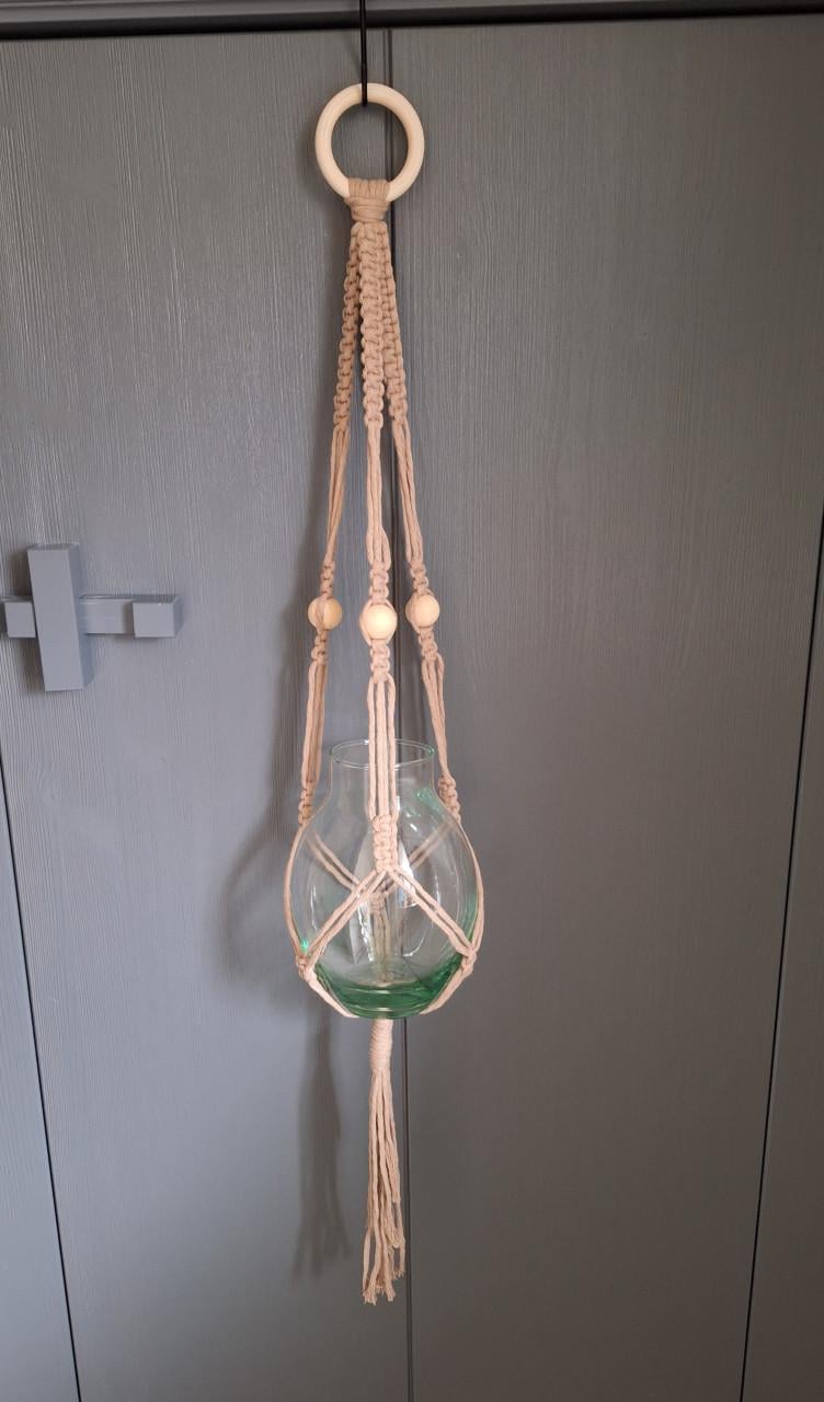 Macrame plantenhangers