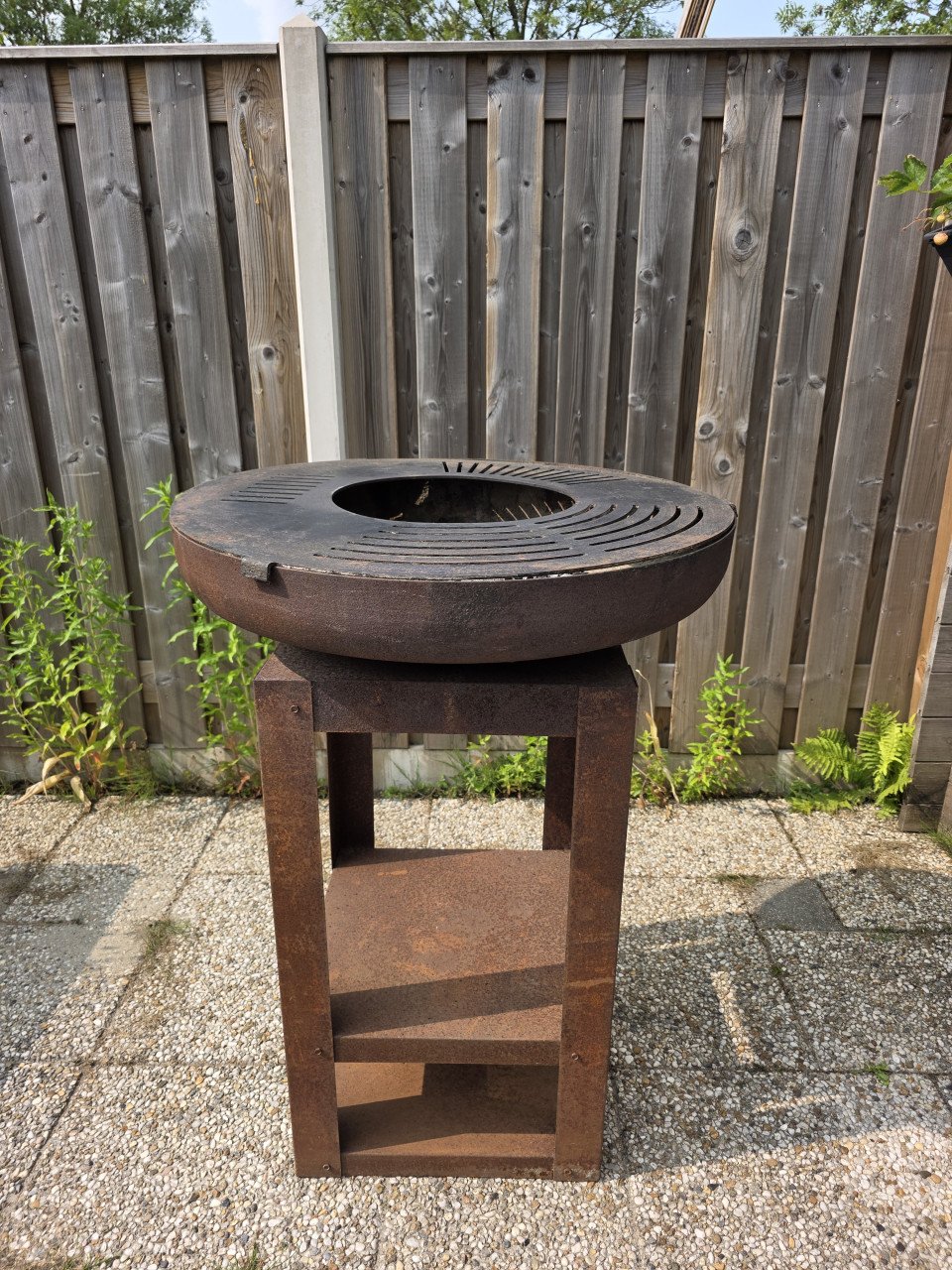 Vuurschaal barbecue plancha grill