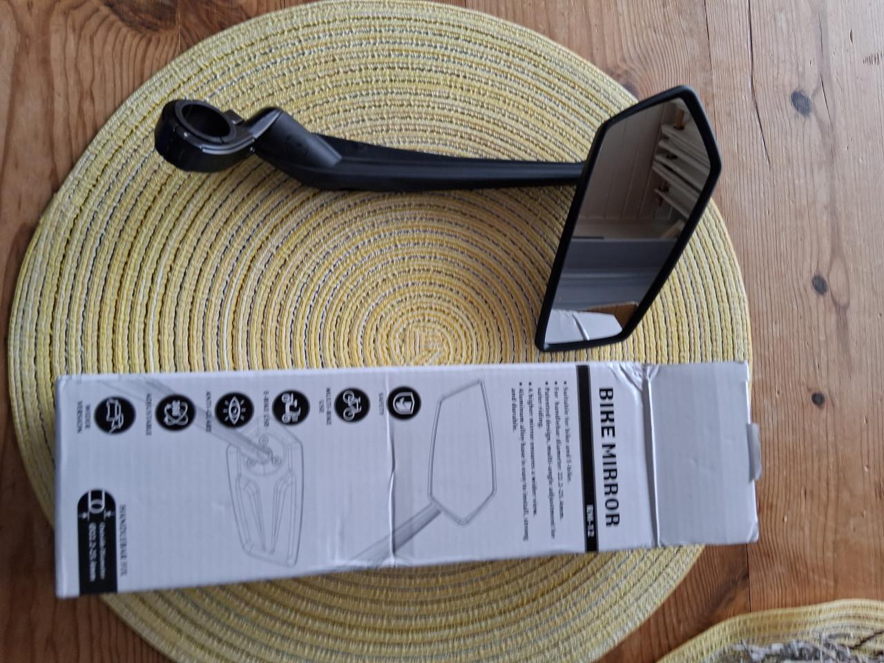 Nieuwe fiets spiegel.