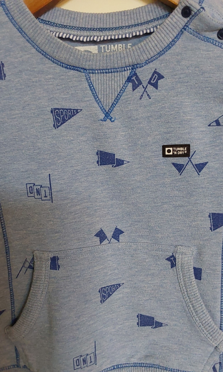 Lichtblauwe trui in maat 92 van het merk Tumble 'N Dry
