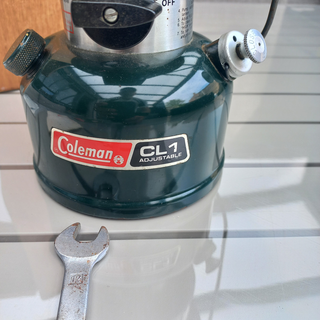 Coleman CL1 adjustable model 286 Lantaarn