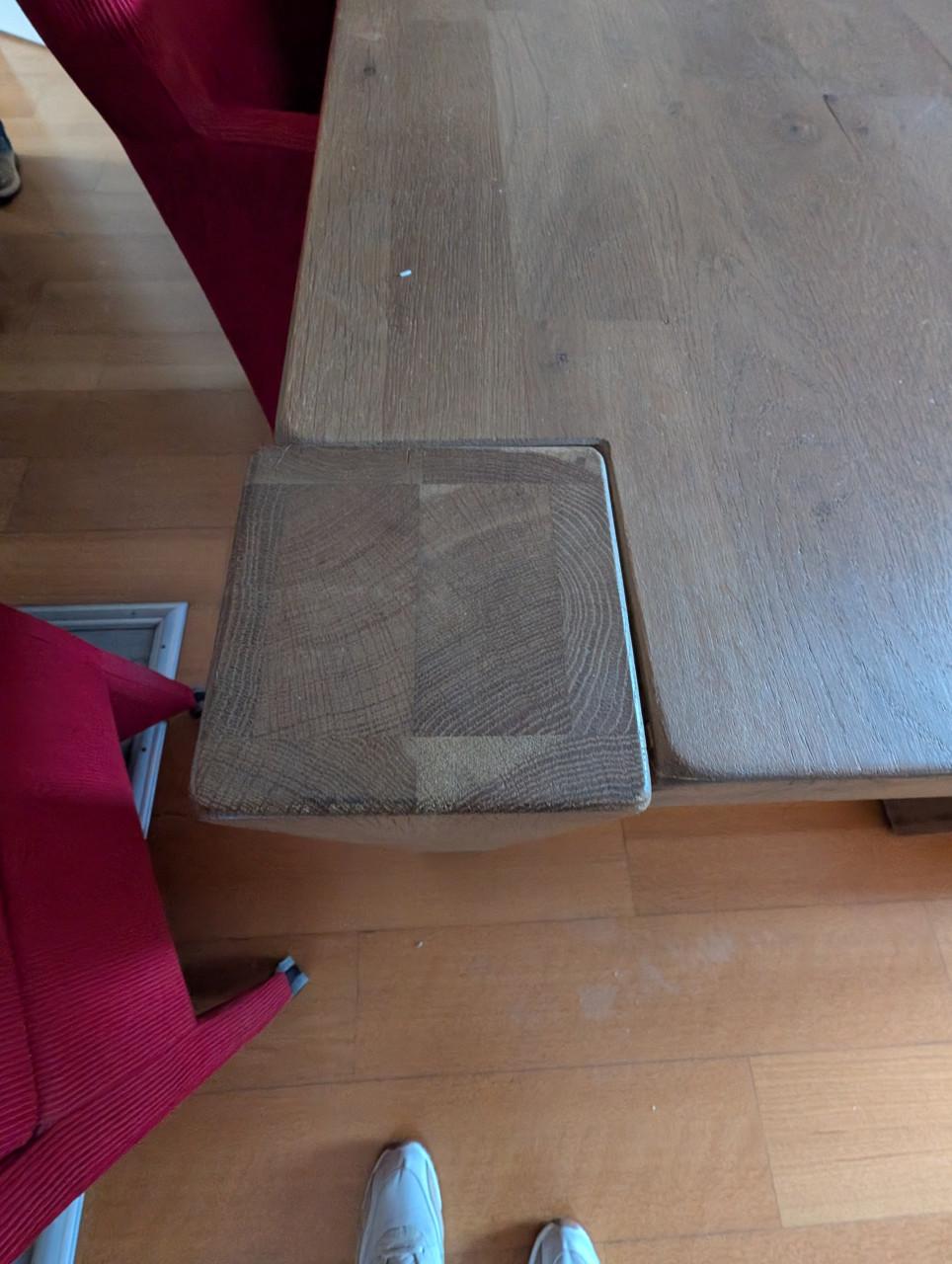 Eiken eettafel