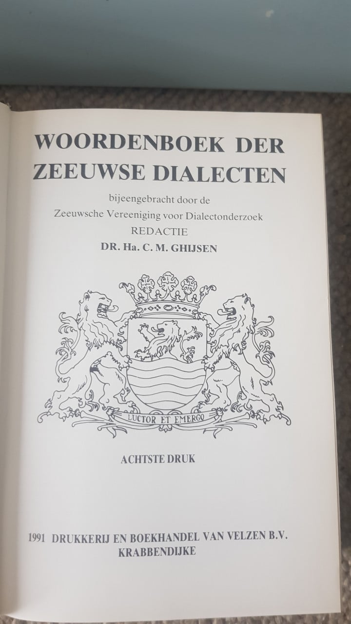 Woordenboek der Zeeuwse dialecten