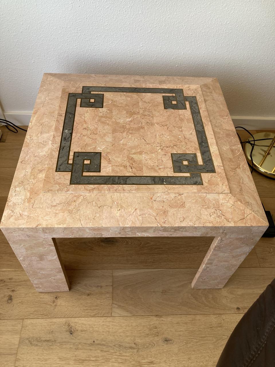 Salontafel en bijzettafel