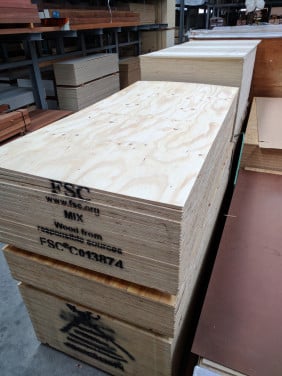 Vol pak Underlayment 122x244cm 18mm 50 st. TG2 € 1399,- Incl. Btw.