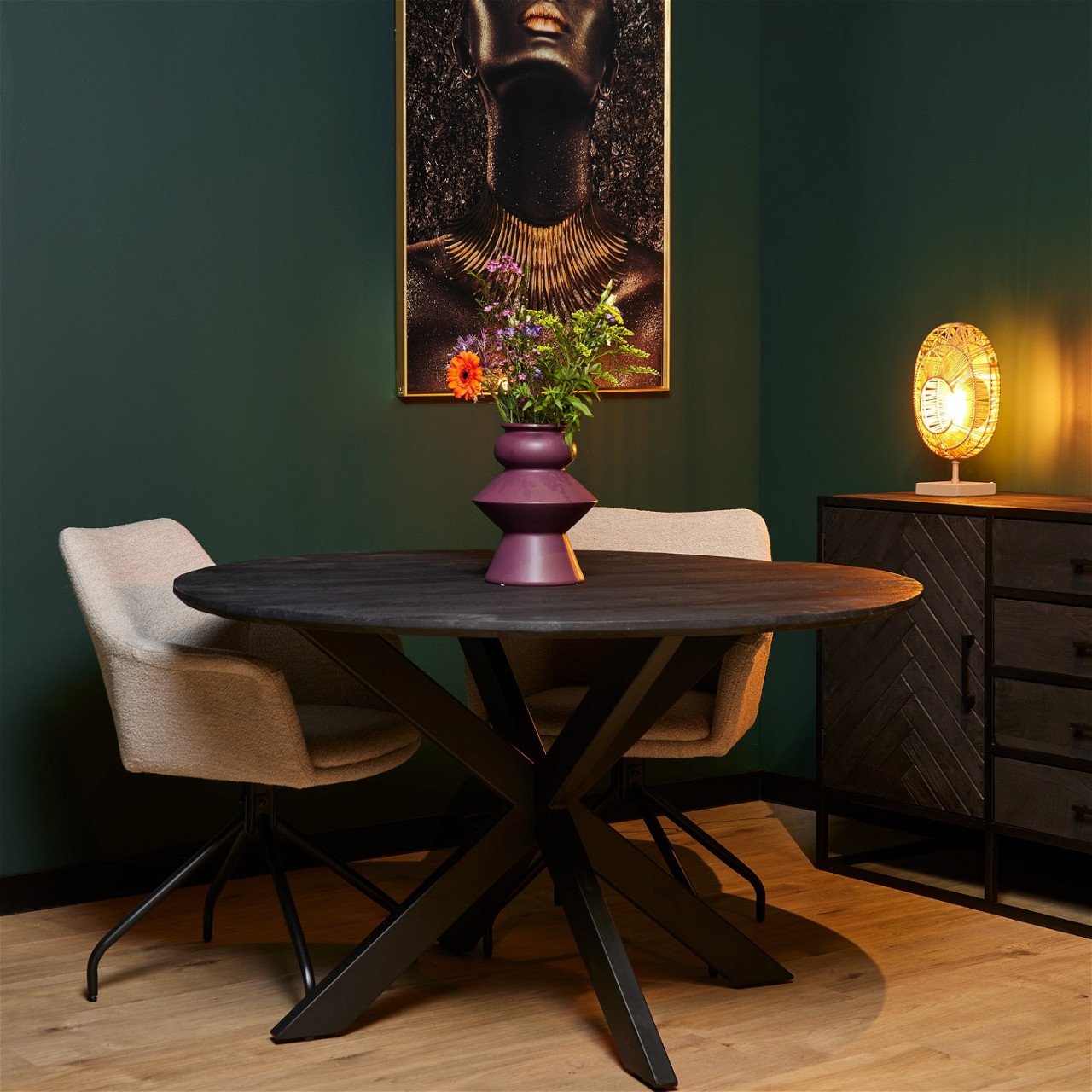Ronde eettafel HSM 140x140 nieuw in verpakking