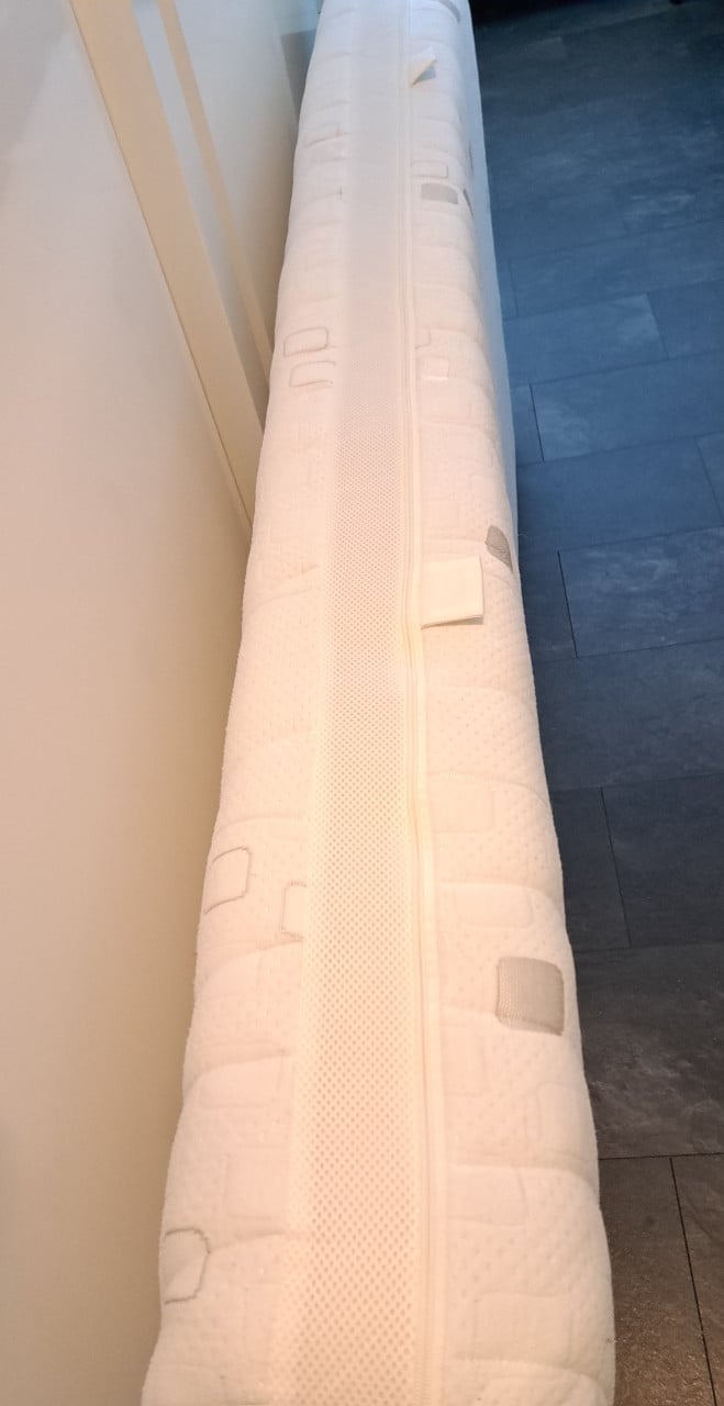 Koudschuimmatras ● 90 x 200 x 20 ● HR40 ● H2 hardheid ● wasbare hoes