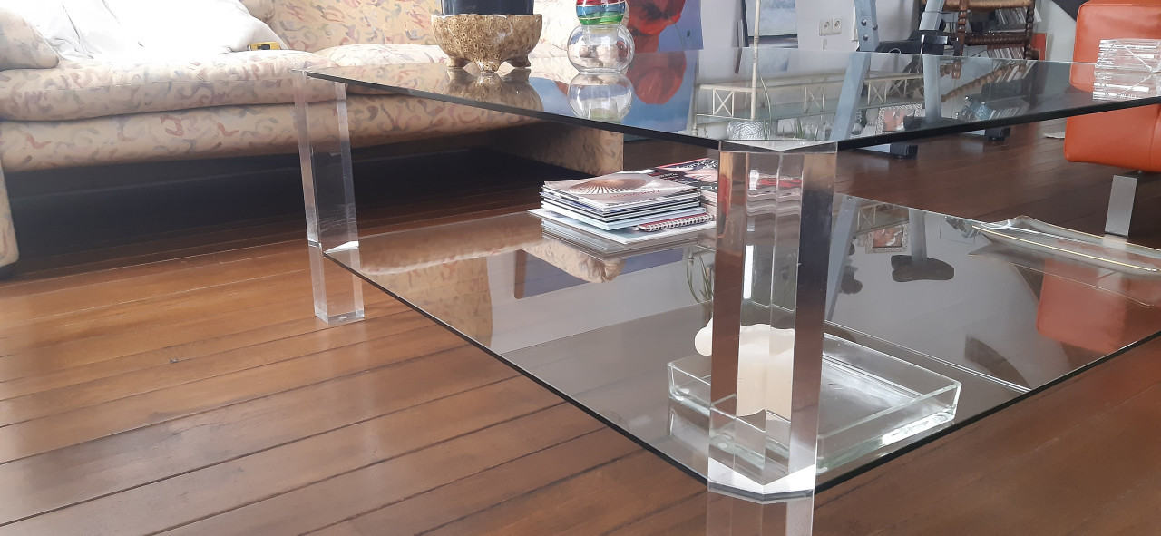 Glazen tafel