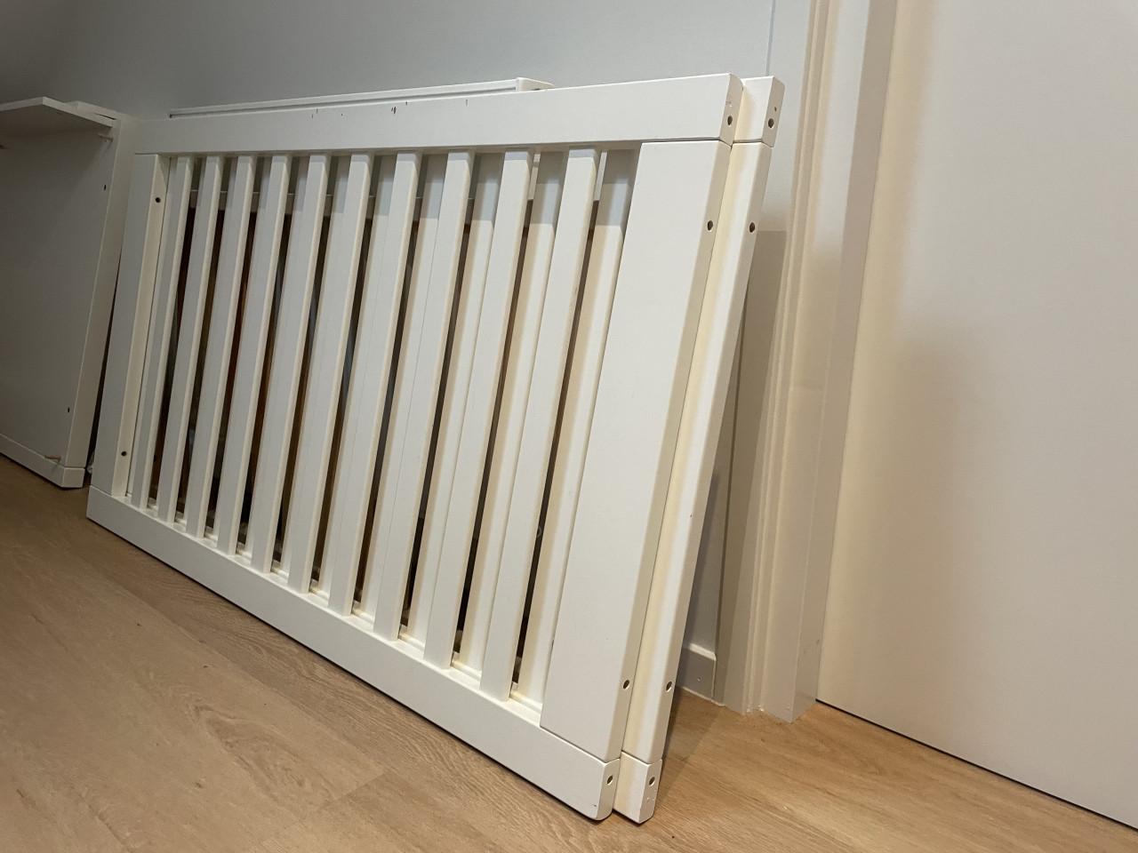 TFW peuter ledikant wit, gebruikt/gedemonteerd