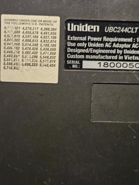 Werkende Uniden bearcat ubc 244 clt kerkscanner...