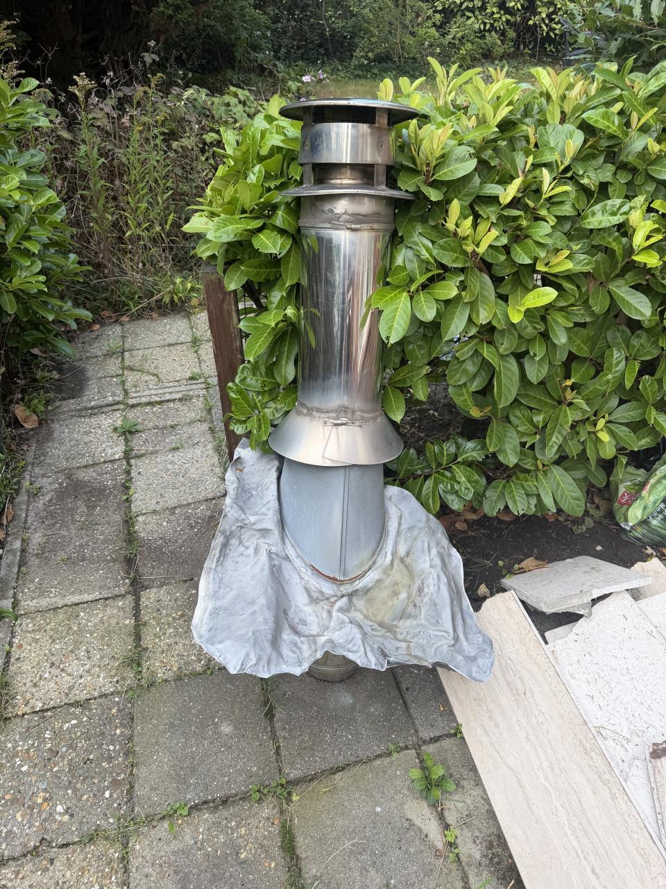 Rvs Dakdoorvoer inc lood