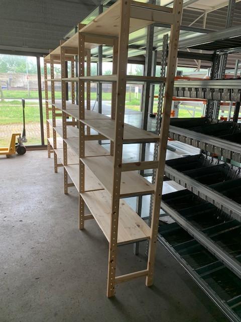 Speciale aanbieding nieuwe houten magazijnstelling .