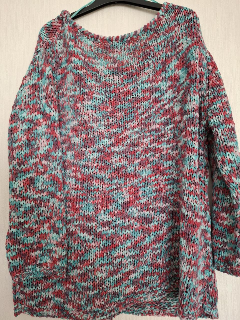 Miss Etam trui veelkleurig, gebreid. XXL