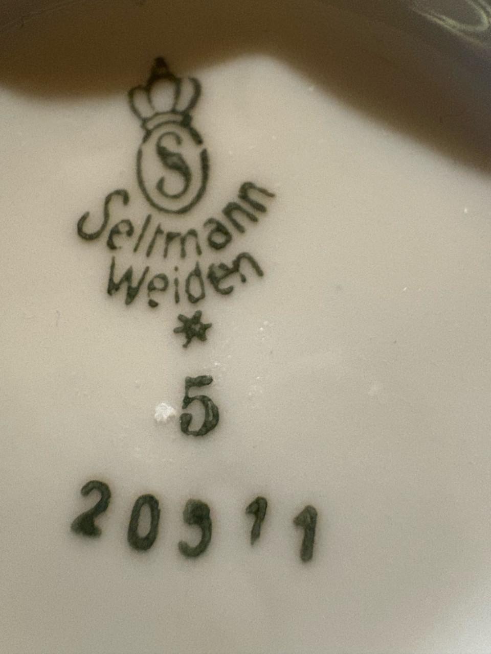 Vintage Seltmann  Weiden koffie/theepot, suikerpot + melkkannetje