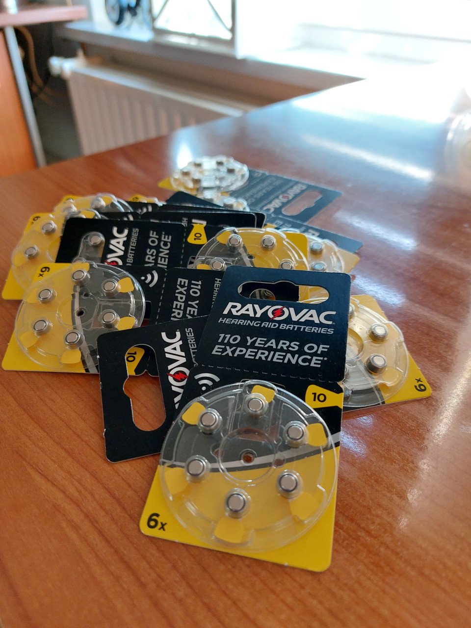Batterijen voor gehoor toestel