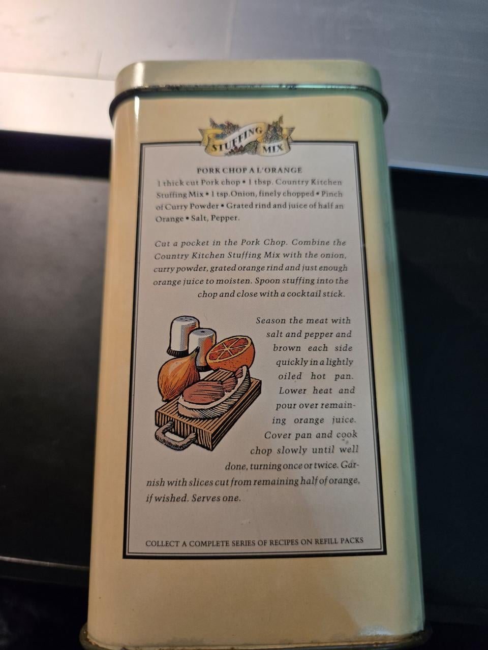 Blik van Country Kitchen Stuffing Mix 14.5x8x8 cm