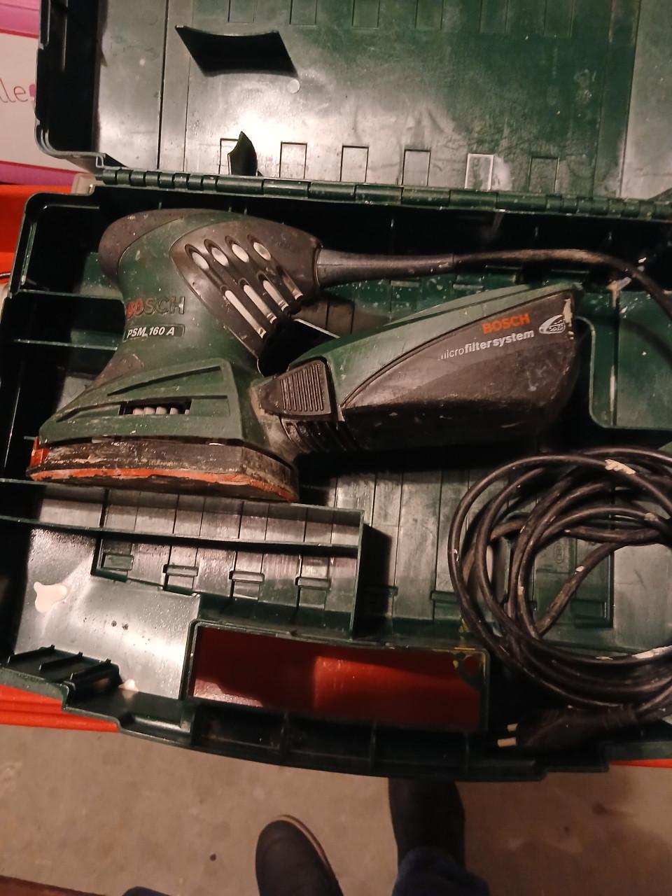 Schuur machine in koffer