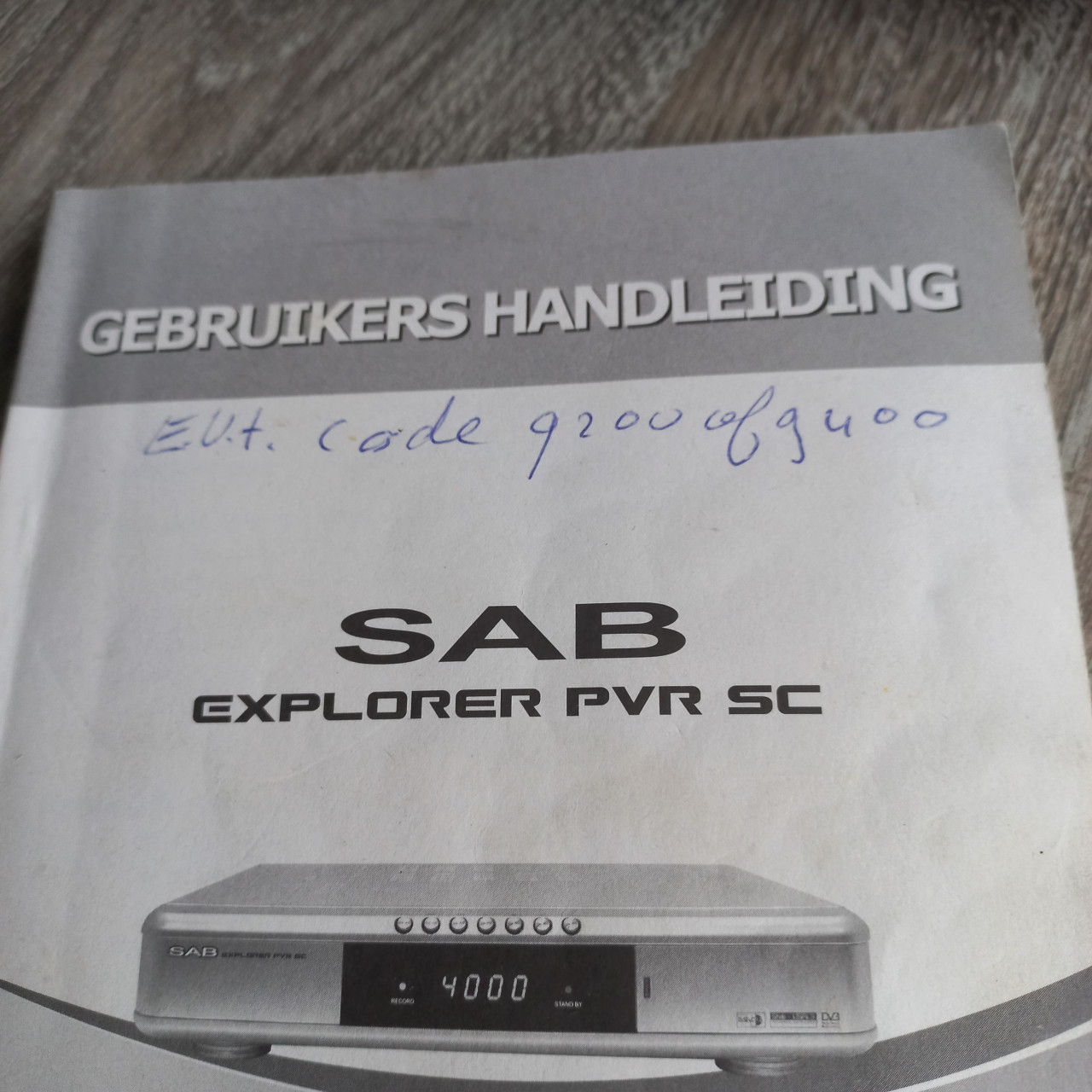 Sab explorer PVR SC STATE ONTVANGER.