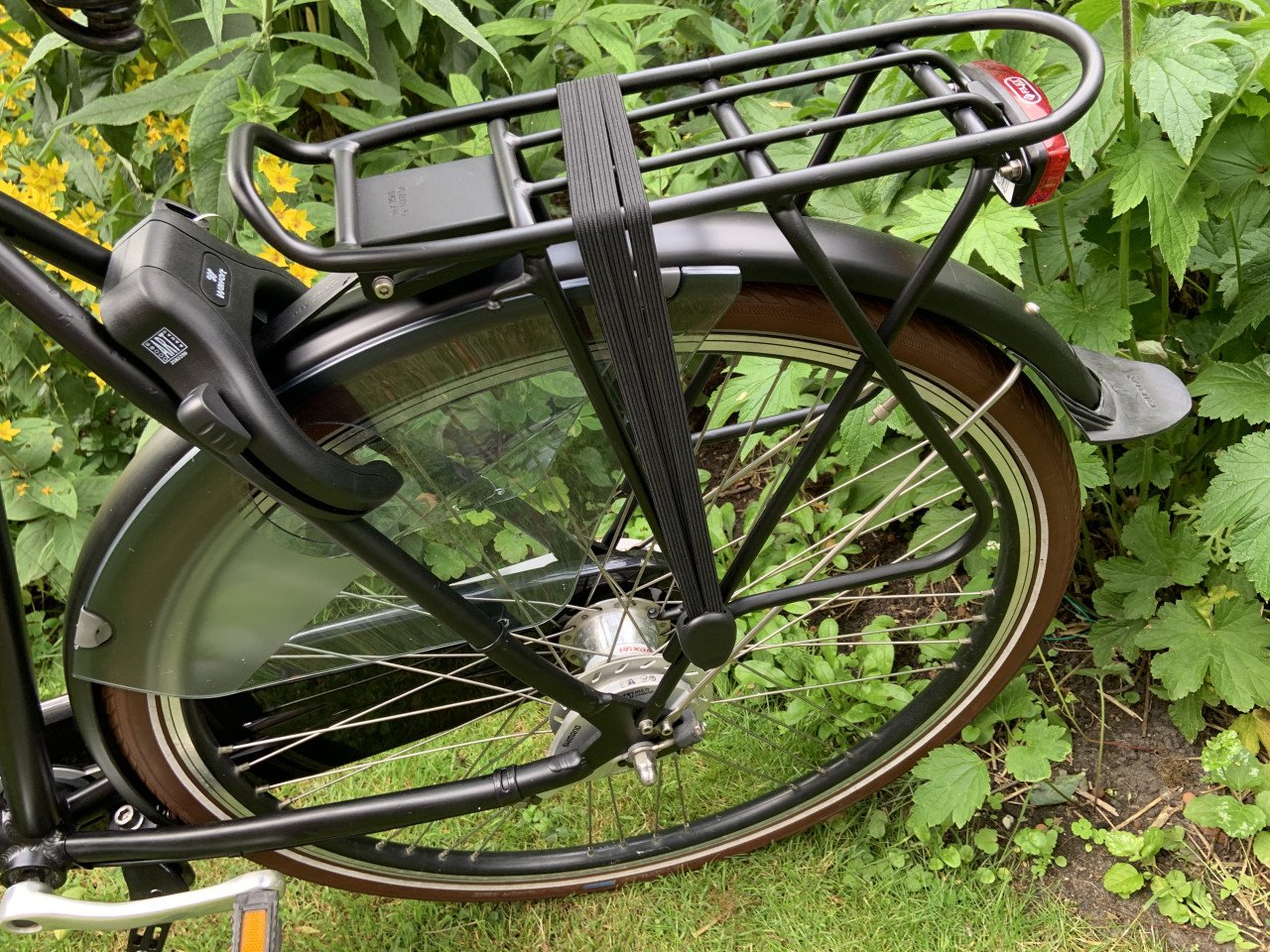Herenfiets Sparta Matt Black 61 cm 5 speed / rollerbrakes/ verlichting.