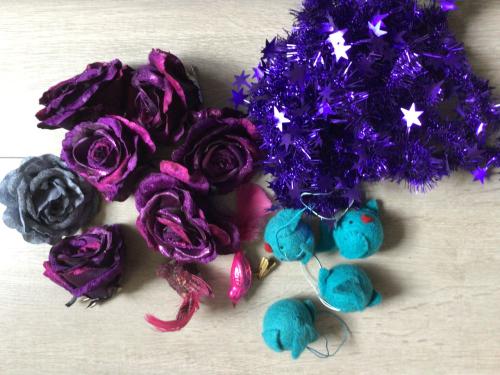 Kleurige kerstversiering