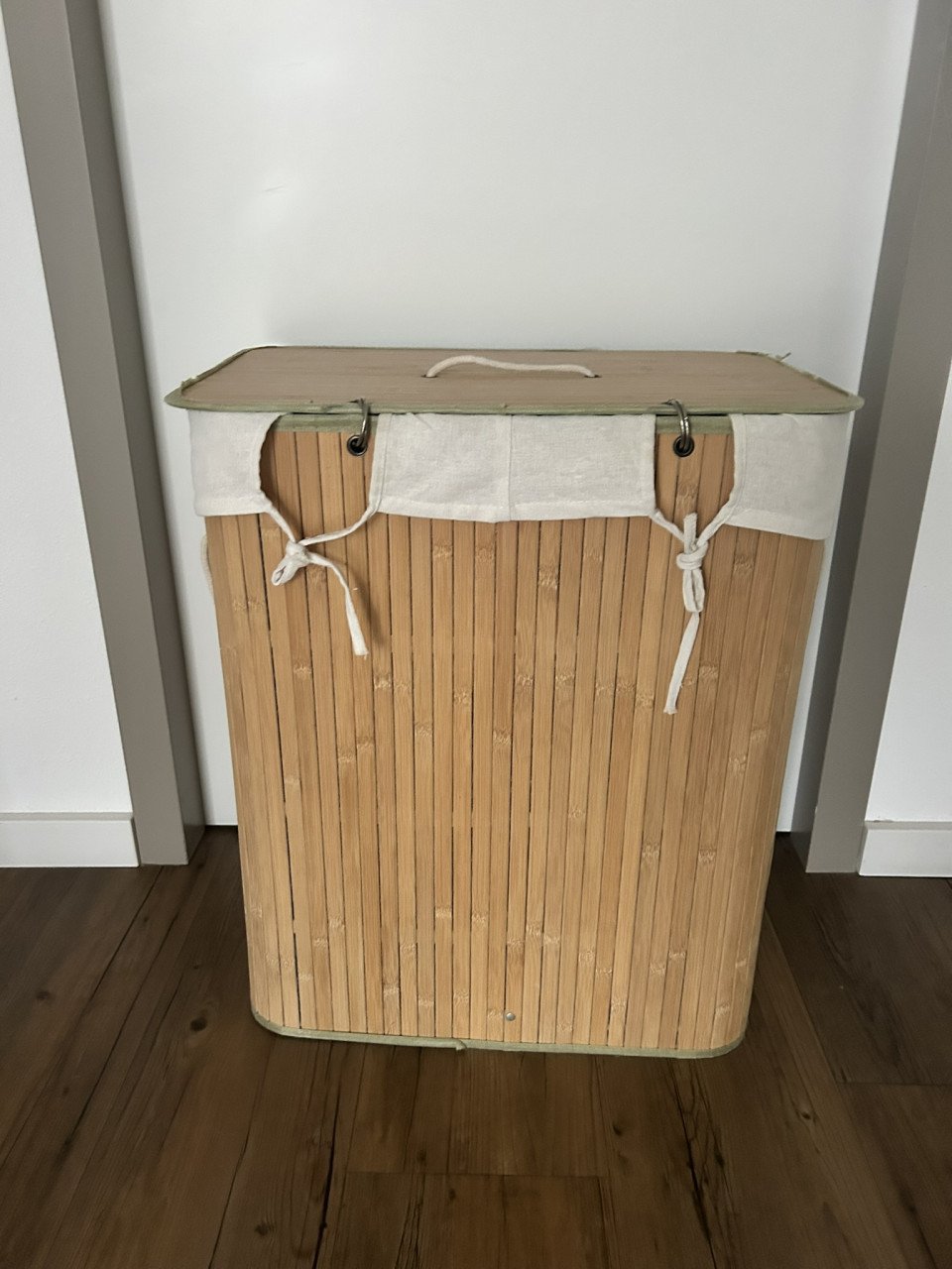 Wasmand met 2 vakken