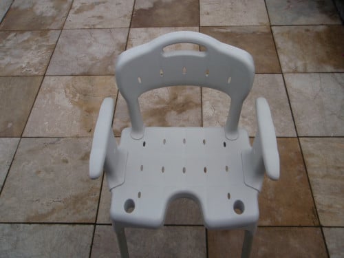 Zgan stevige Etac douche en Etac ( overzet ) postoel in hoogte instelbaar