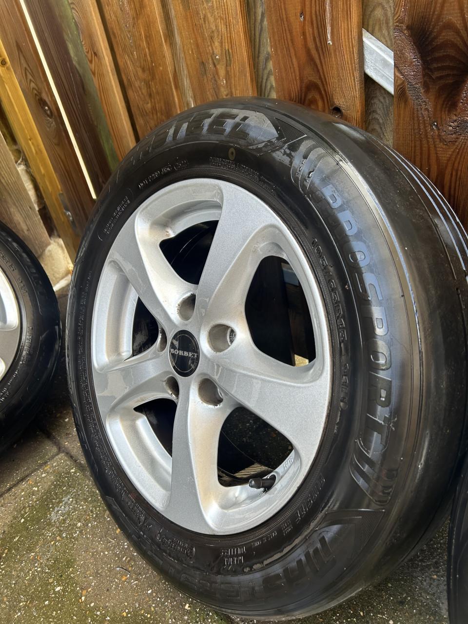 Vw caddy lichtmetalen velgen
